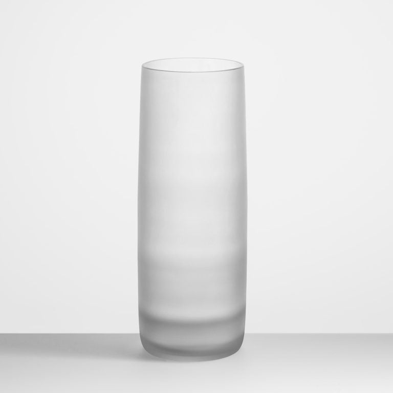 DUNES Vase Long Clear Matte