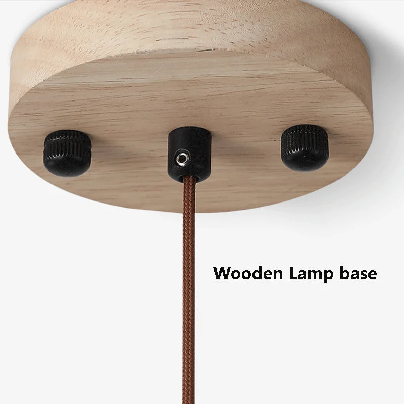 Retro Natural Stone Art Pendant Light