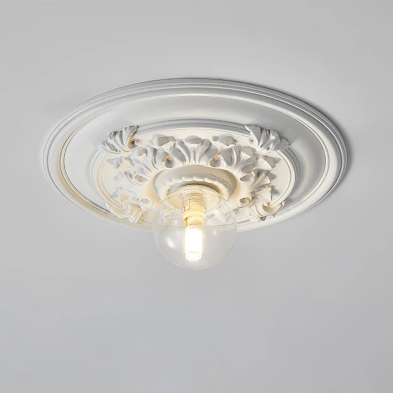 ParisianGlow Ceiling Lamp – French Retro Elegance