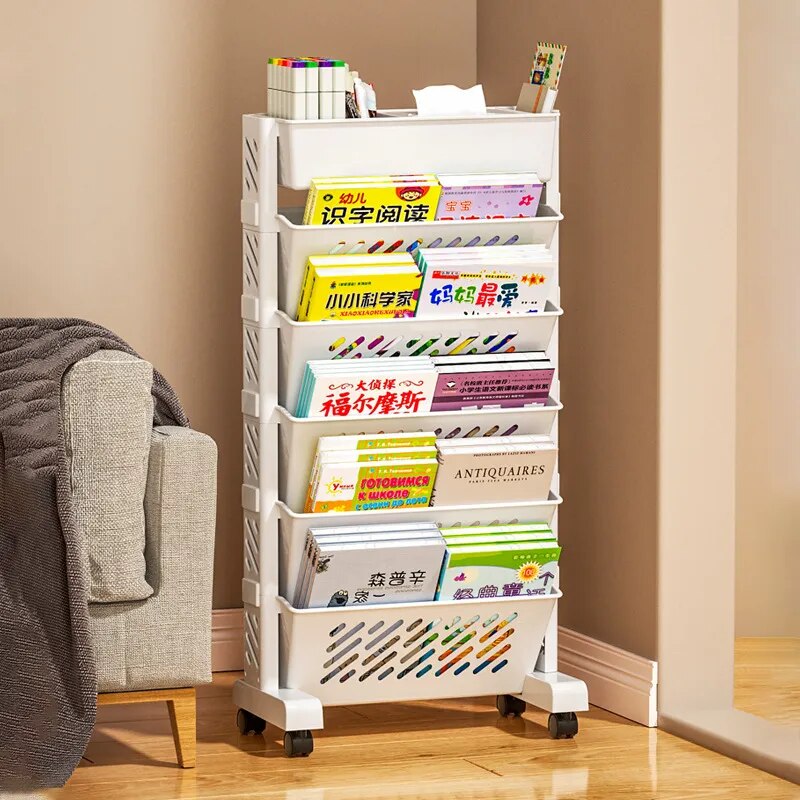 SkandiShop Removable Desk Bookcase