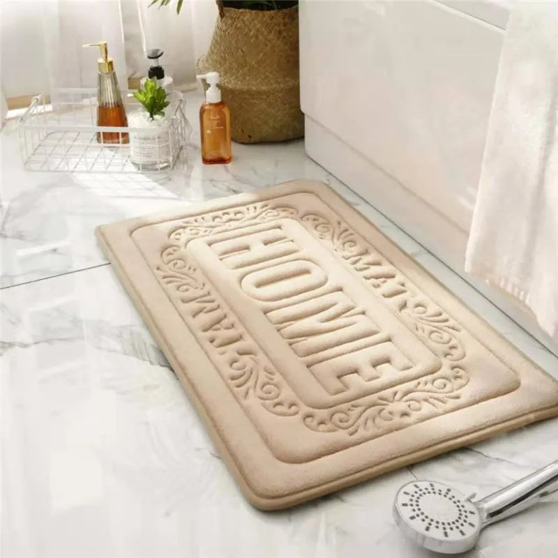 SkandiShop High Quality Rectangle Bath Mat Bathroom Bedroom Non-slip