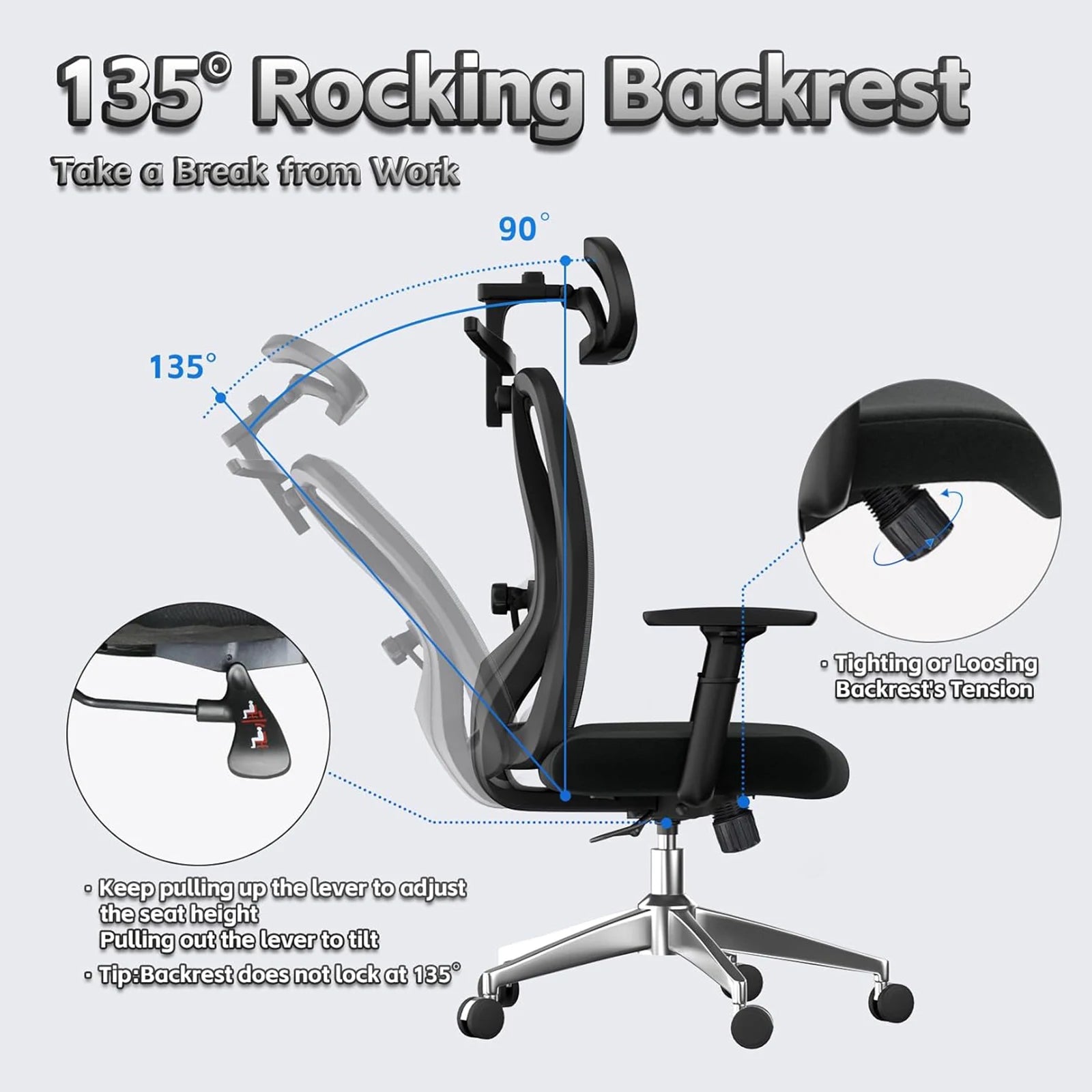 ProFlex Ergonomic Mesh Office Chair