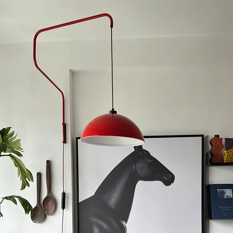 Crimson Zen Rocker Chandelier