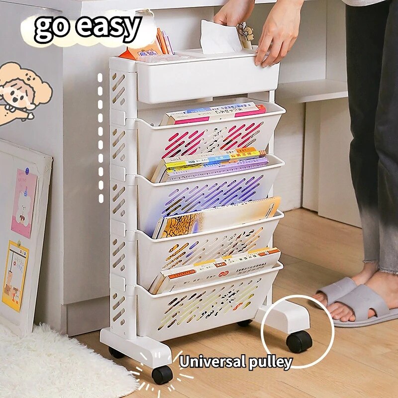 SkandiShop Removable Desk Bookcase
