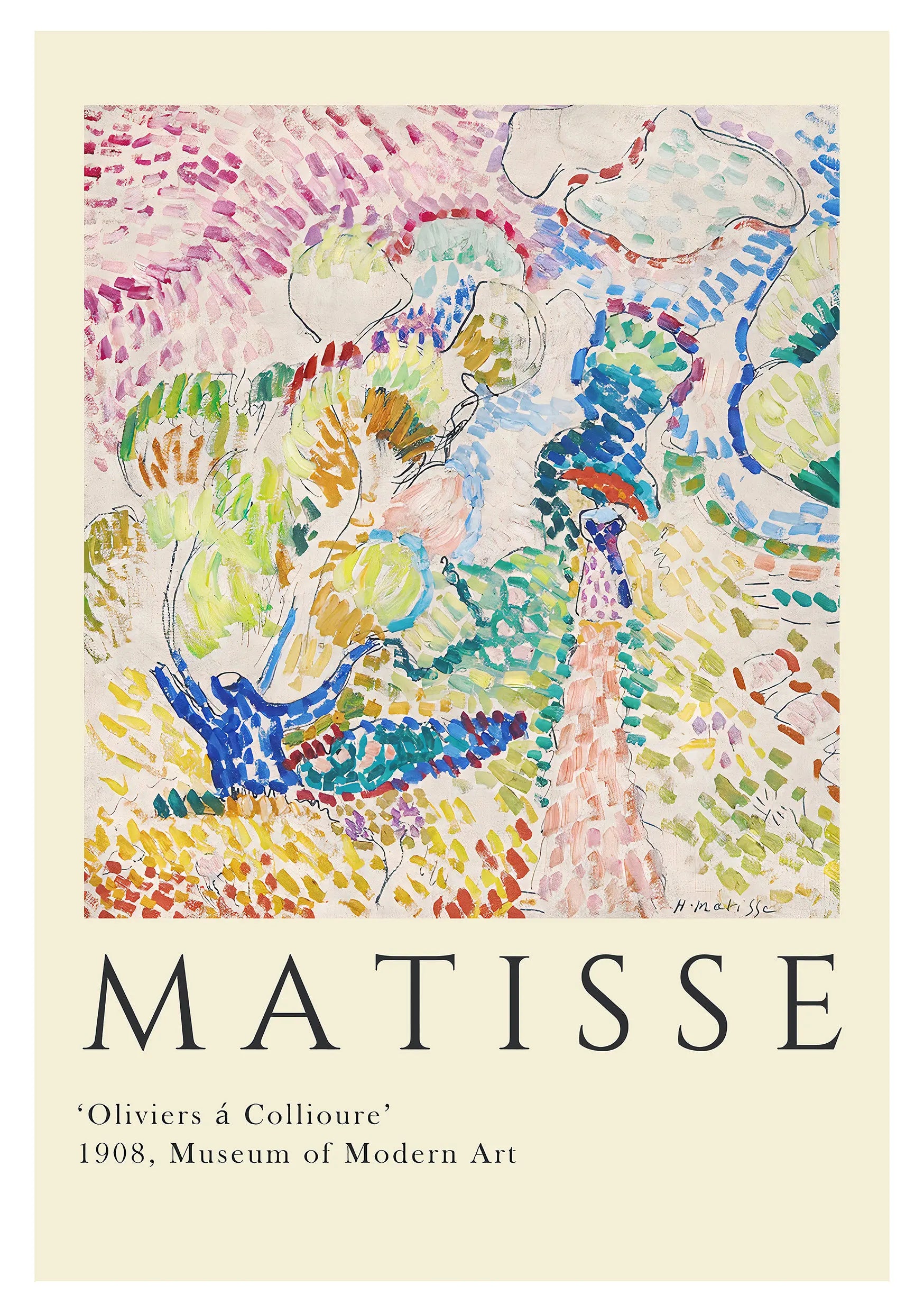 Henri Matisse Vintage Artwork Poster - Nordic Wall Art Print