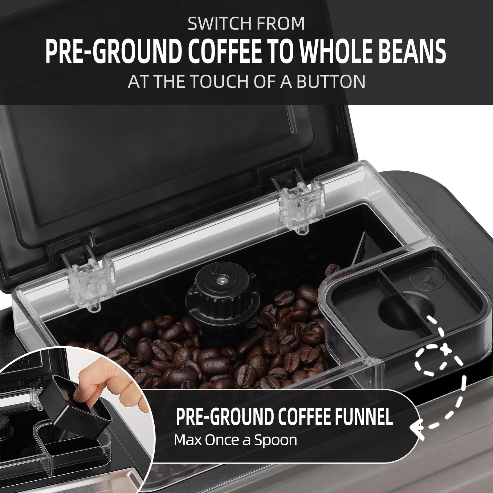 Mcilpoog ES317 Fully Automatic Espresso Machine