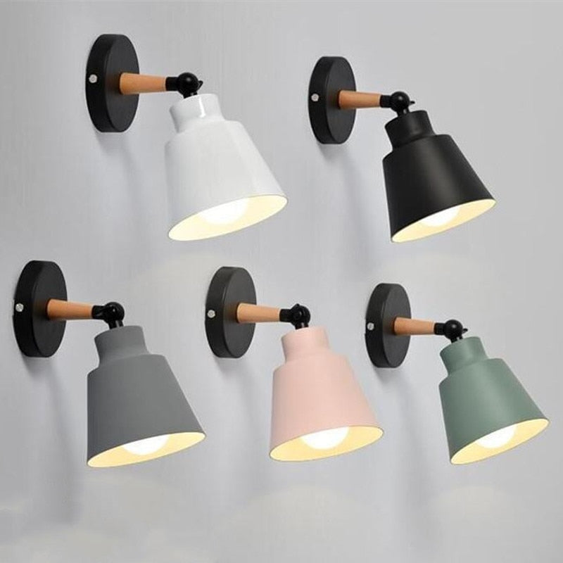 SkandiShop Modern Wall Lamp Nordic LED Horn Interior Wall Light