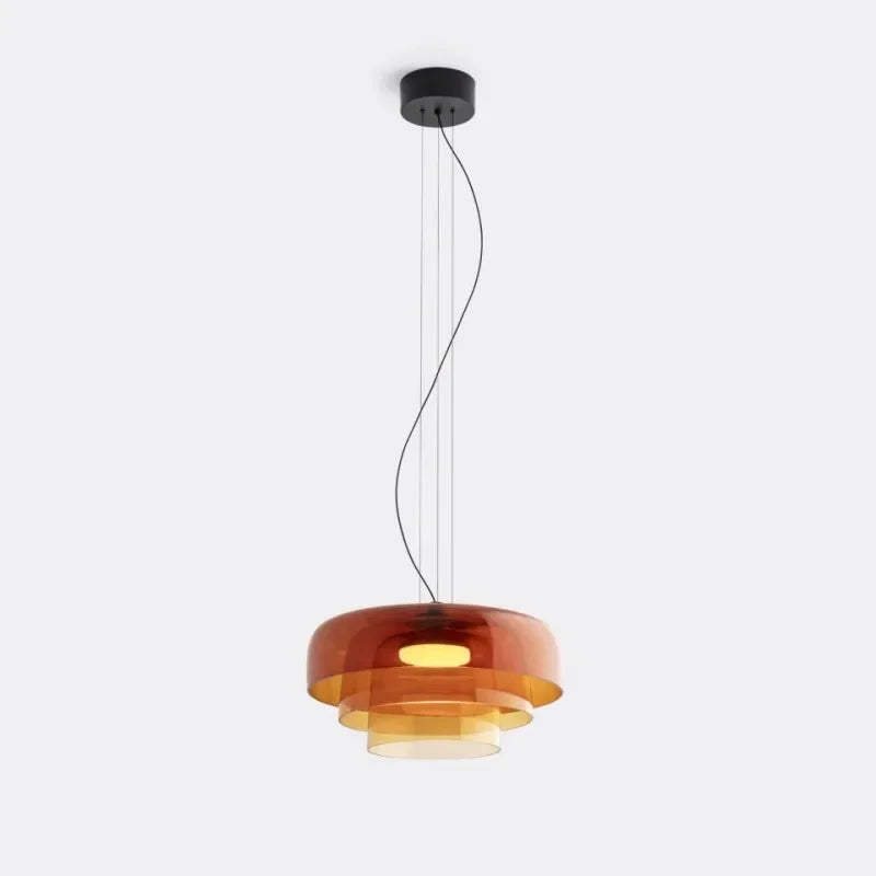 Nordic LED Color Glass Chandelier
