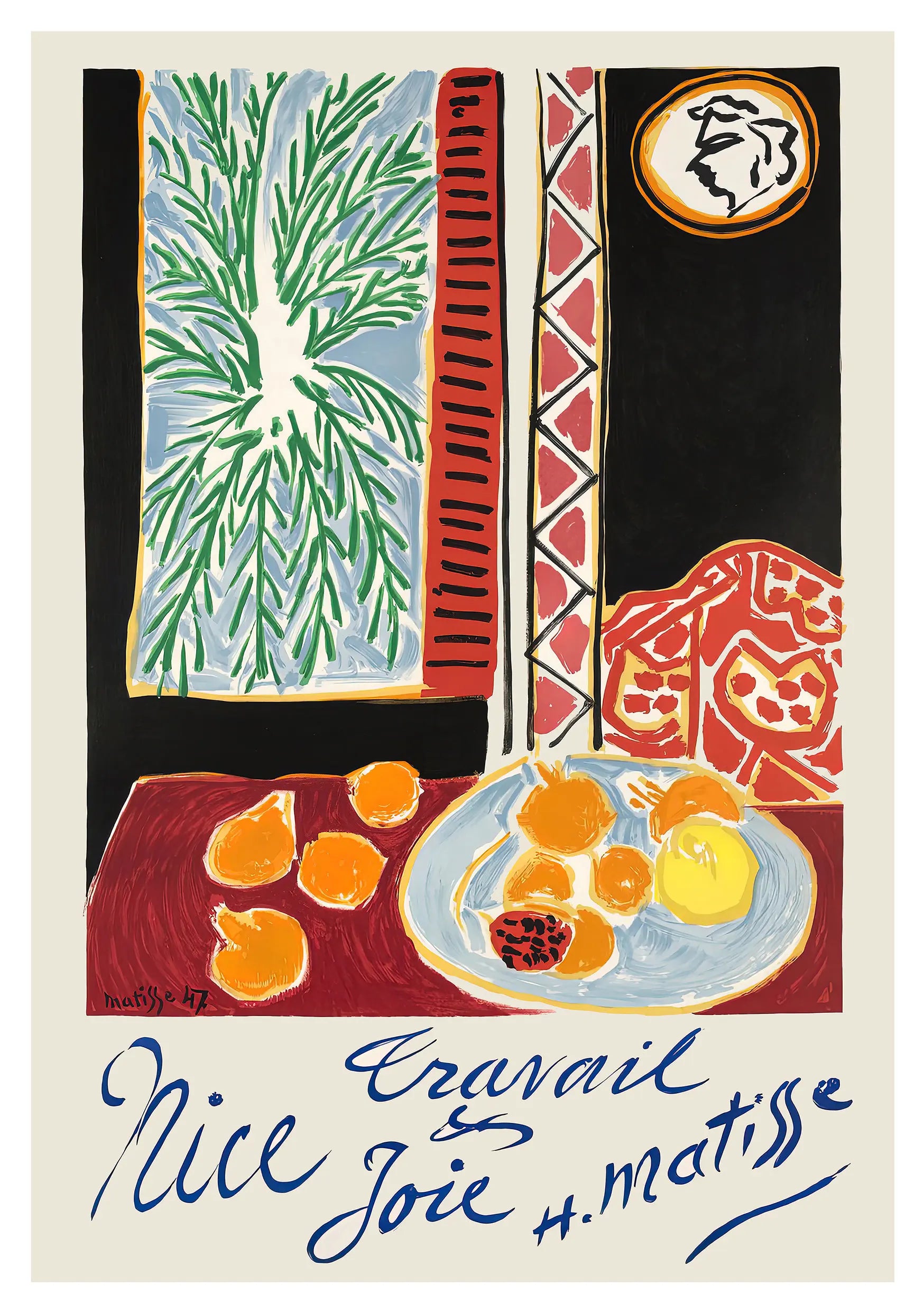 Henri Matisse Vintage Artwork Poster - Nordic Wall Art Print