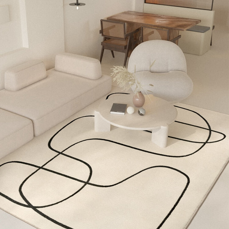 SkandiShip Nordic Style Living Room Decoration Carpet