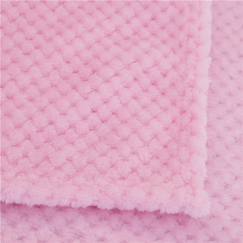 SkandiShop Winter Soft Warm Flannel Blankets For Beds
