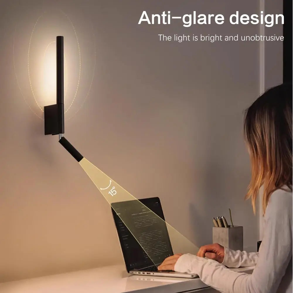 NordLight 350° Rotating Wall Lamp – Minimalist Nordic Design