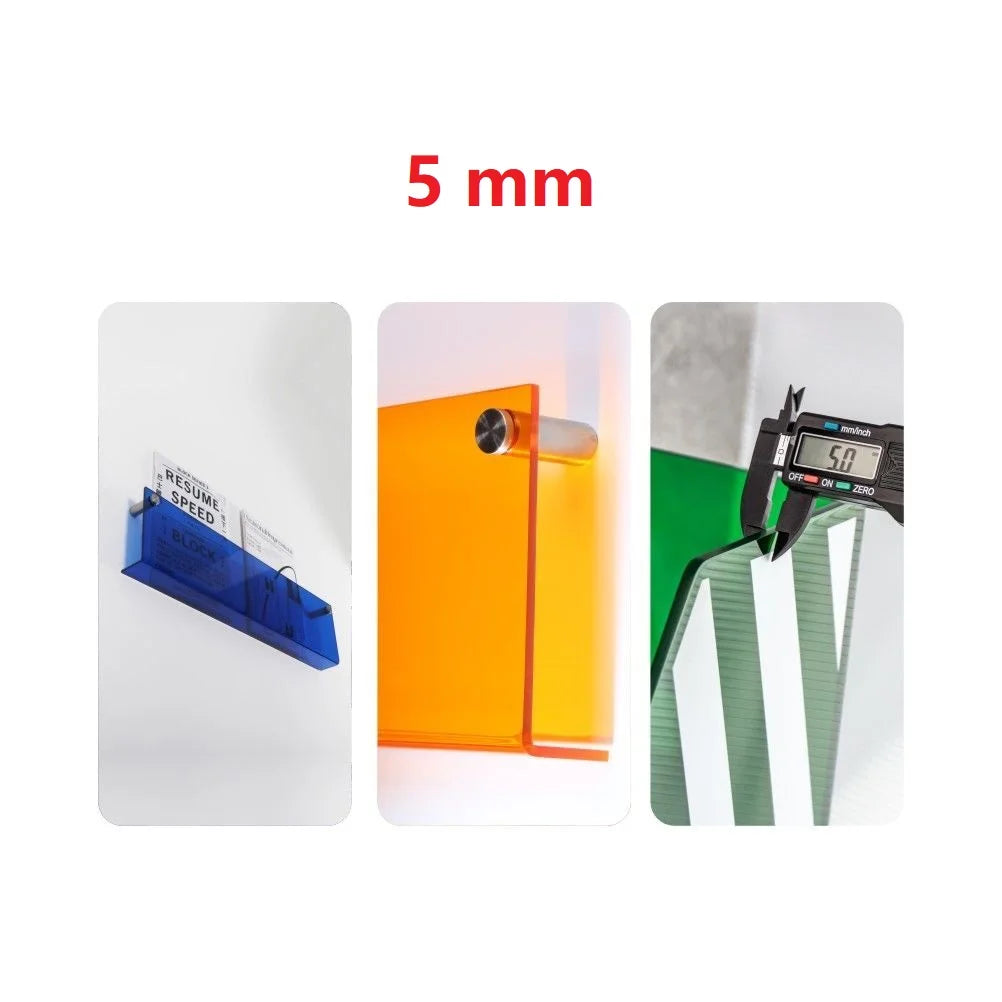 PrismGlow Acrylic Wall Mount Literature Organizer