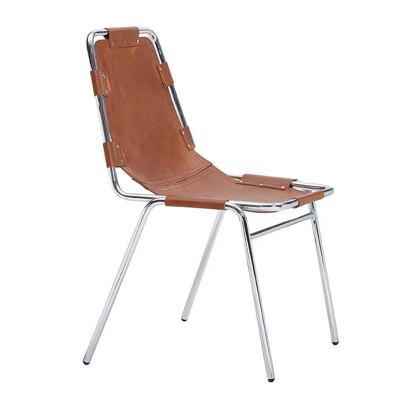  LuxeForge Leather Accent Chair