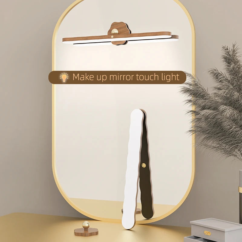 LuminaWood LED Mirror Front Night Light