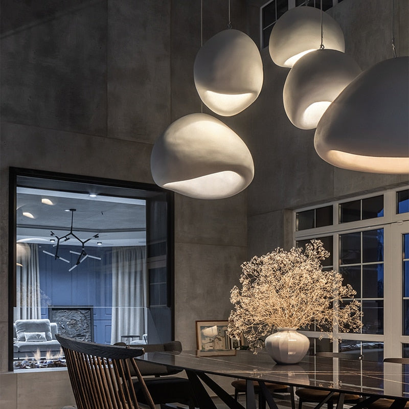 SkandiShop Modern Nordic Wabi-sabi Wind Led Ceiling Chandeliers