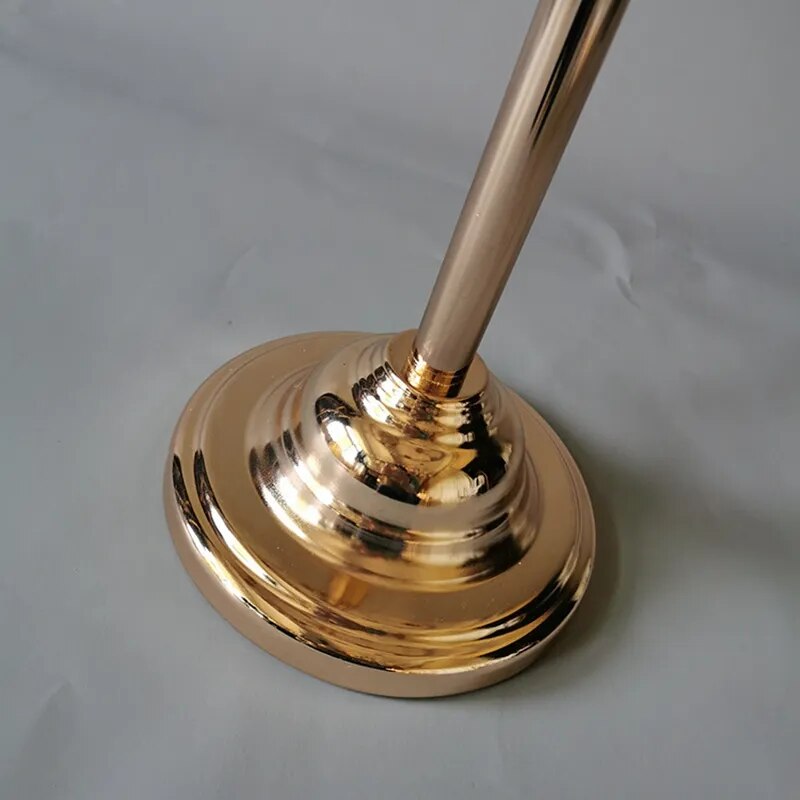 SkandiShop Metal Candlestick Holders Stands Wedding Table Centerpieces