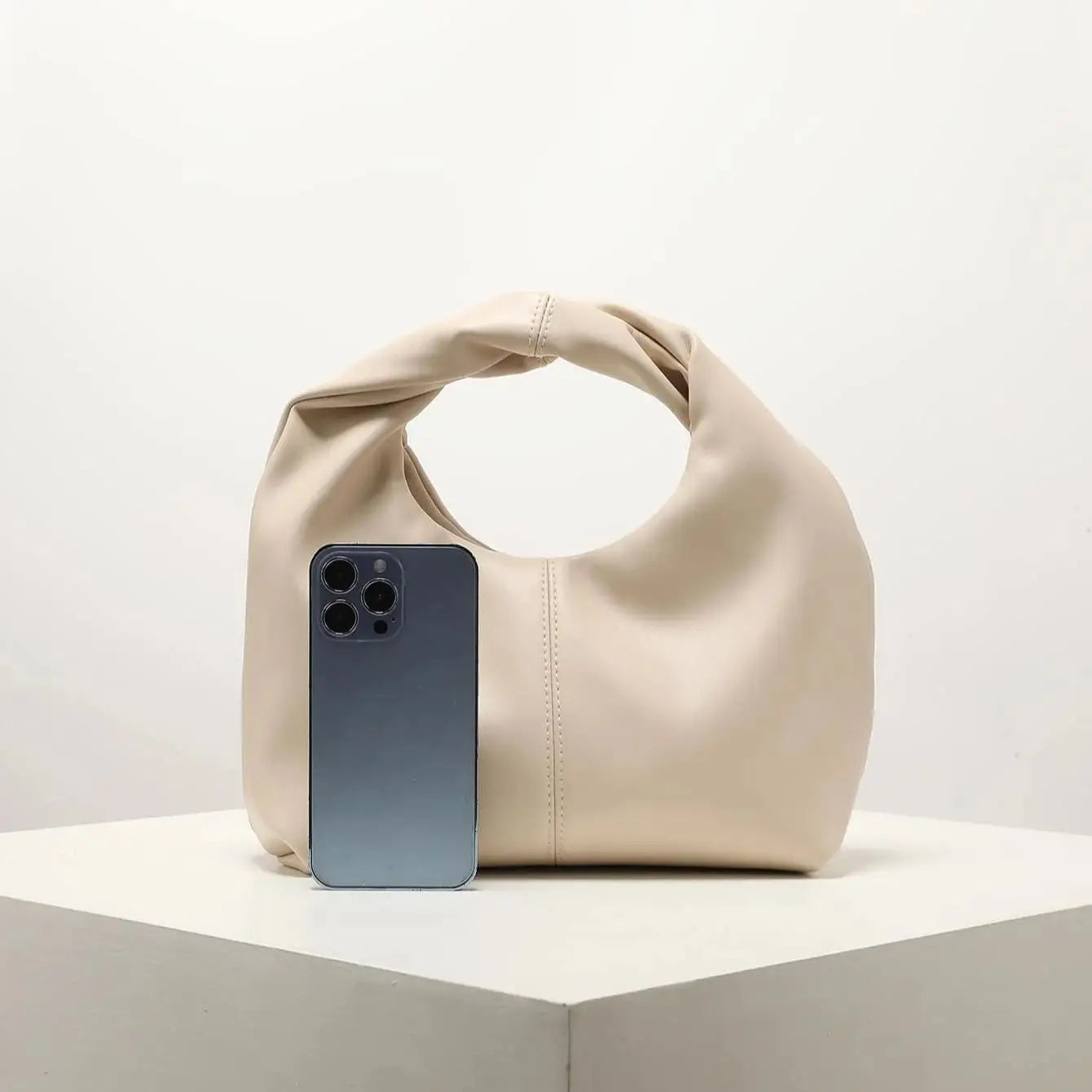 Stylish Twist Square Top Clutch Bag