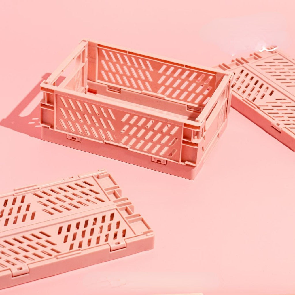 SkandiShop foldable storage crate