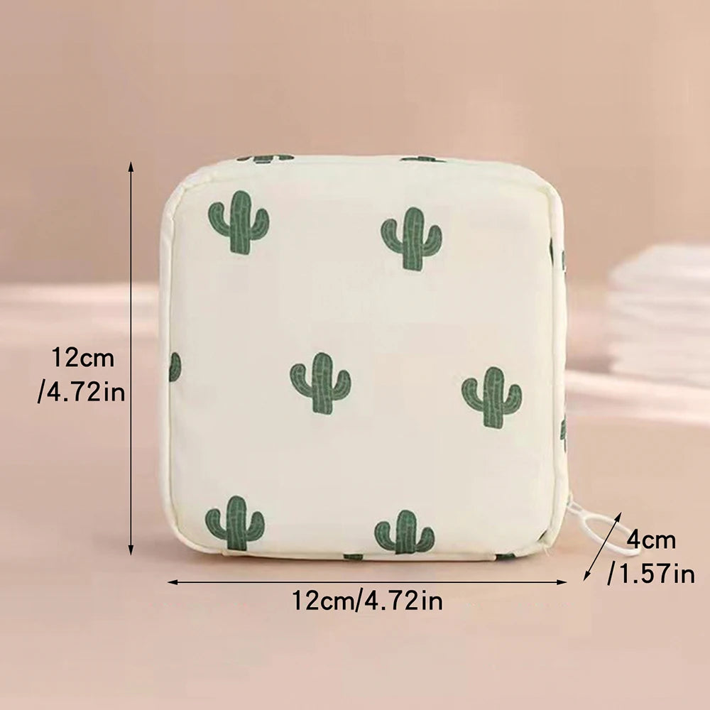 Cartoon Chic Tampon Storage Bag