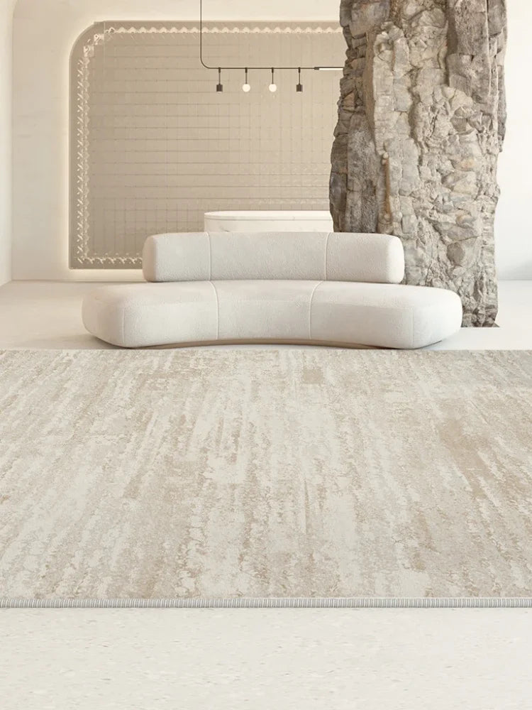 GoldenAura Abstract Striped Rug