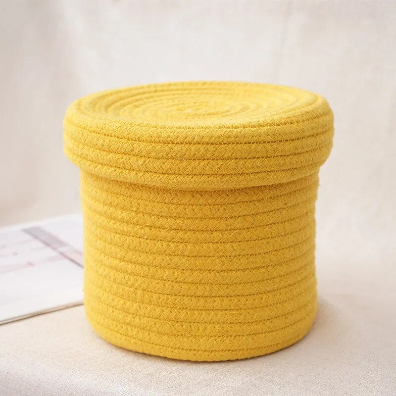 SkandiShop Cotton Storage Basket