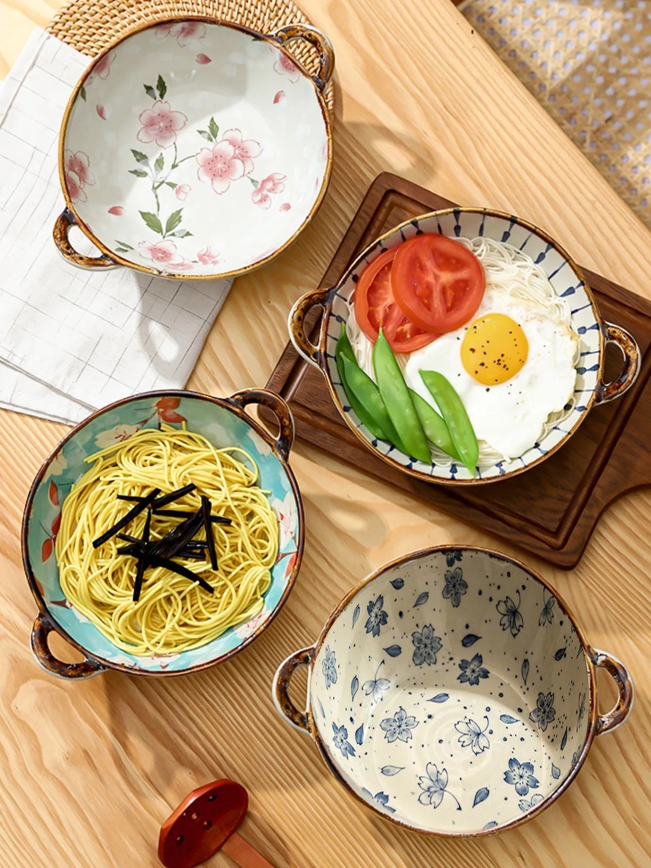 SkandiShop 7.5inch Japanese Household Noodle Bowl