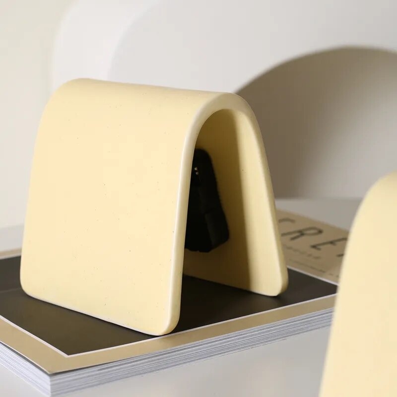 Cream Table Clock