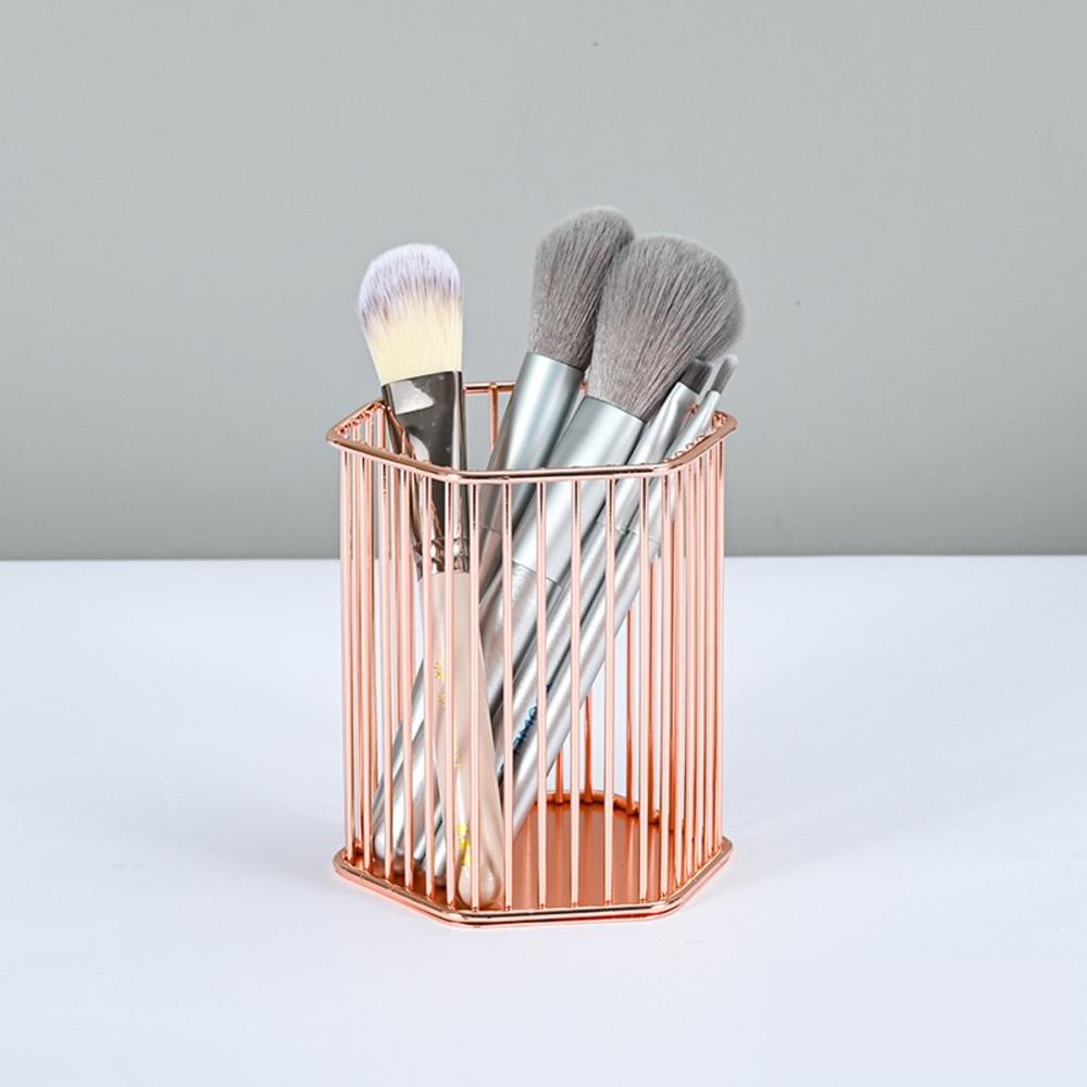 6 Colors Iron Storage Rack Desktop Book Pen Storage
