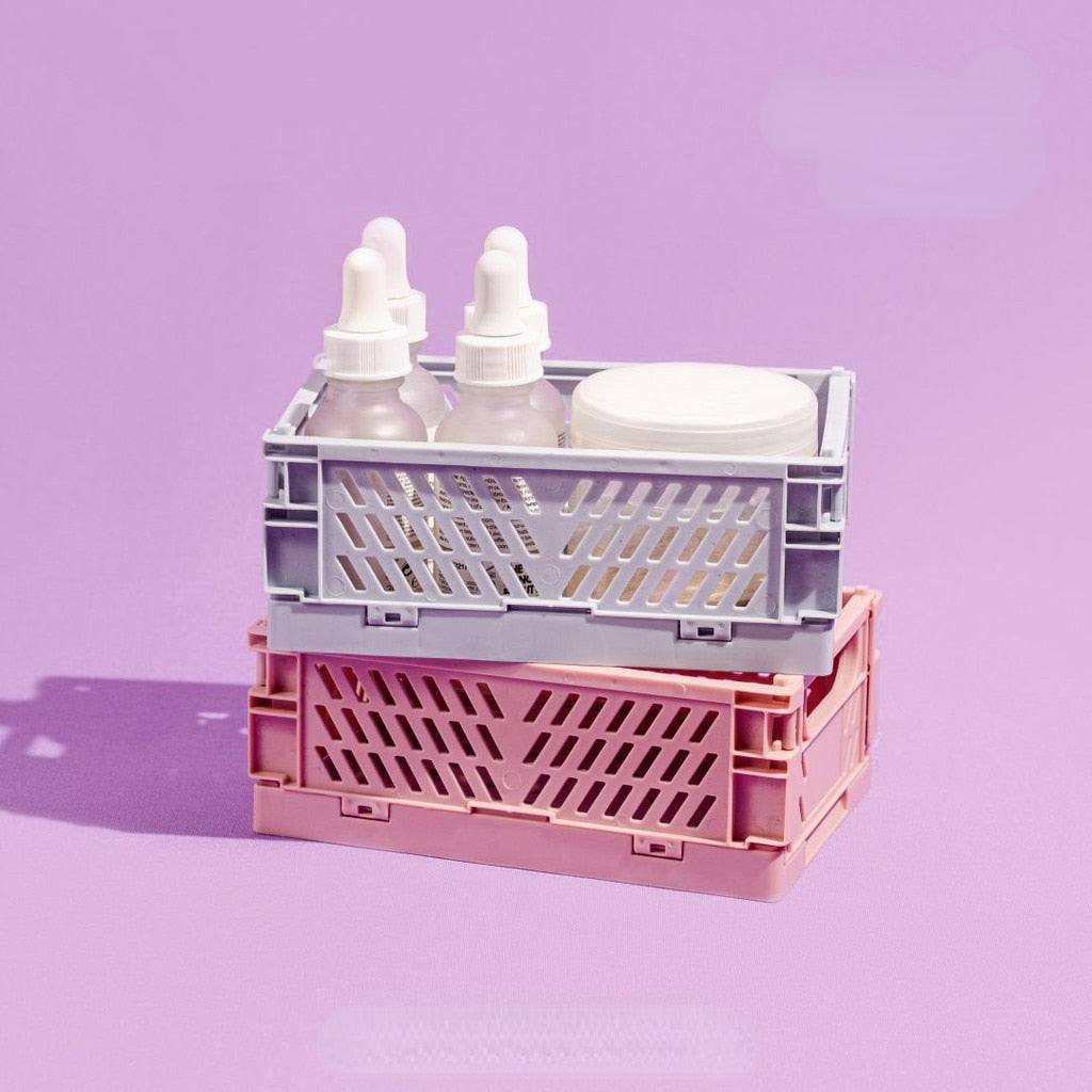SkandiShop foldable storage crate