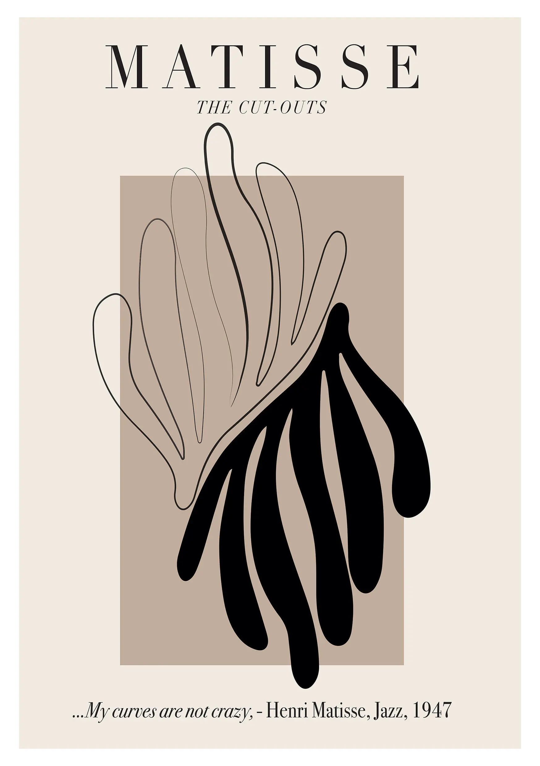 Henri Matisse Vintage Artwork Poster - Nordic Wall Art Print
