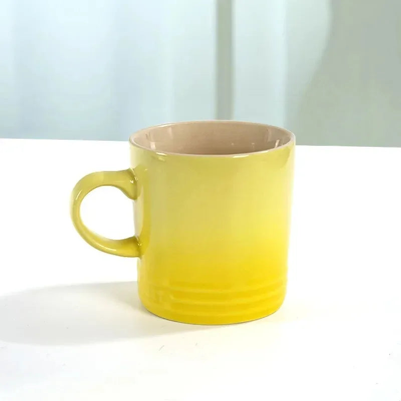 GradientGlow Nordic Macaron Mugs