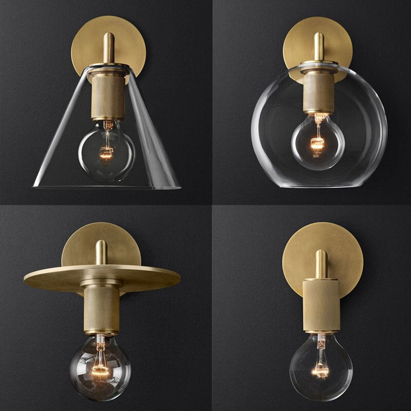 SkandiShop Postmodern LED Wall Lamp Living Room Dining Room Wall Light Aisle Background Minimalist Bedroom Bedside Lamp