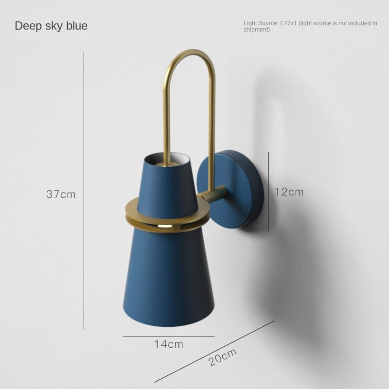 SkandiShop Modern Wall Lamp Nordic LED Horn Interior Wall Light