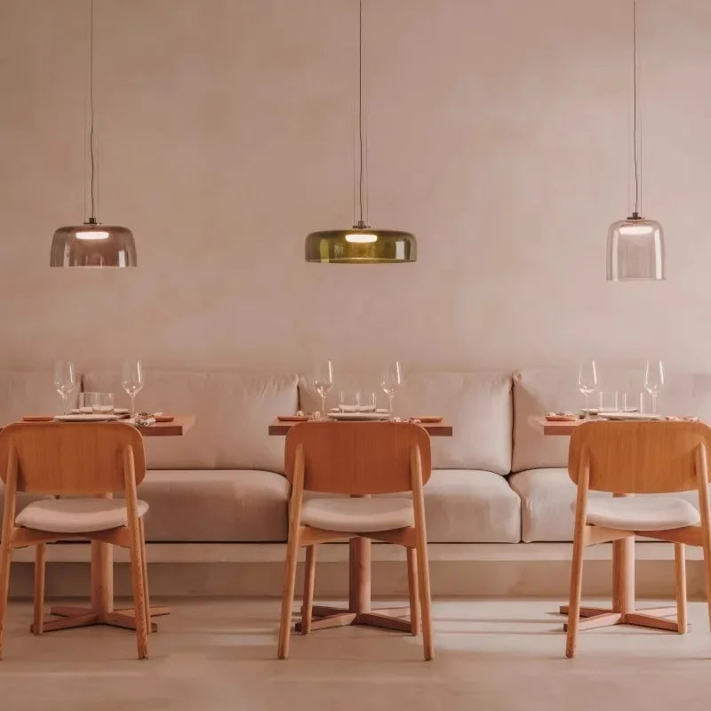 Nordic LED Color Glass Chandelier