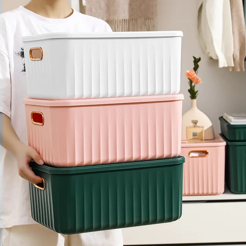 Hakkoi Stackable Storage Boxes with Lid