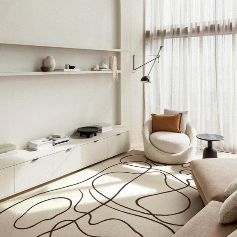 SkandiShip Nordic Style Living Room Decoration Carpet