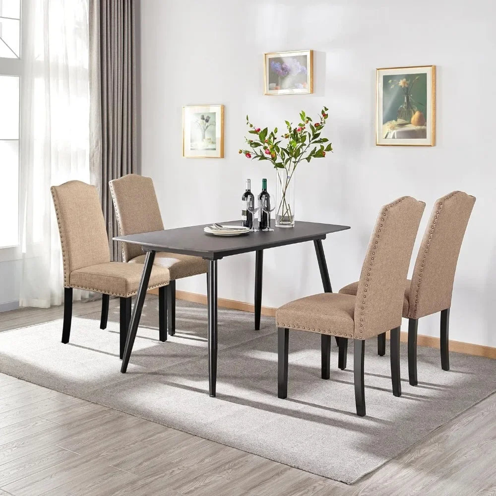 Dining Chairs Set of 6 Upholstered Chairs