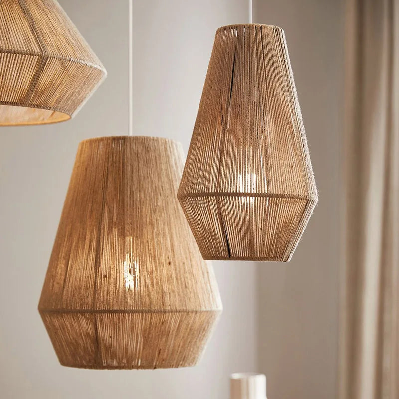ZenWeave Rattan Pendant Light