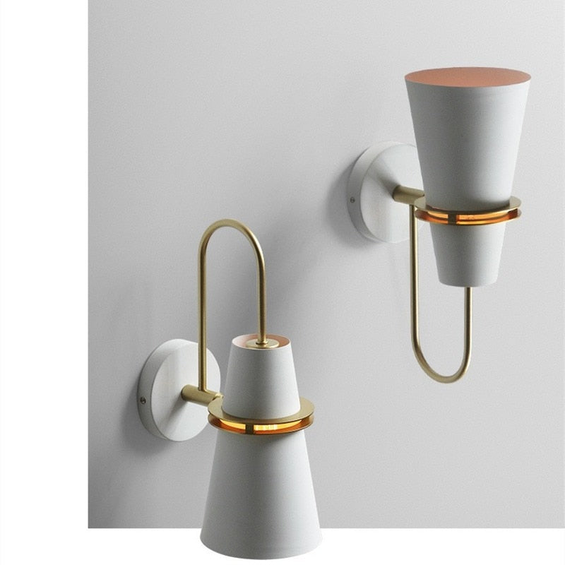 SkandiShop Modern Wall Lamp Nordic LED Horn Interior Wall Light