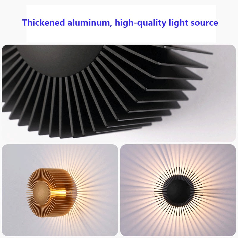 SkandiShop Modern Aluminum Wall Sconce