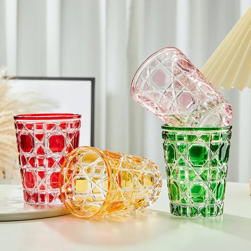 Royal Checkered Whiskey Tumbler