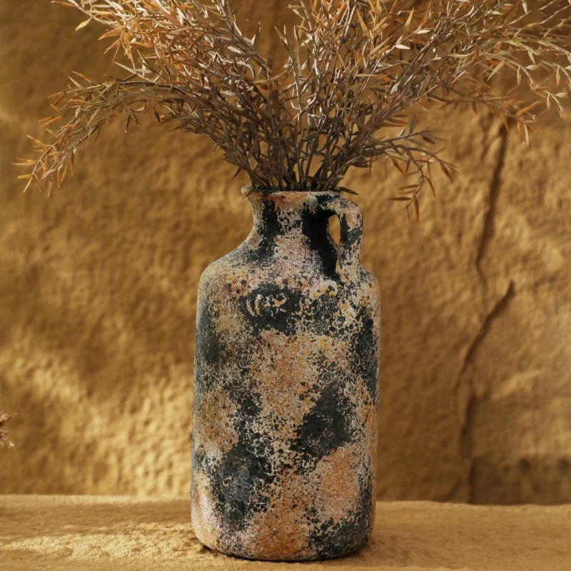 Vintage Elegance Ceramic Flower Vase