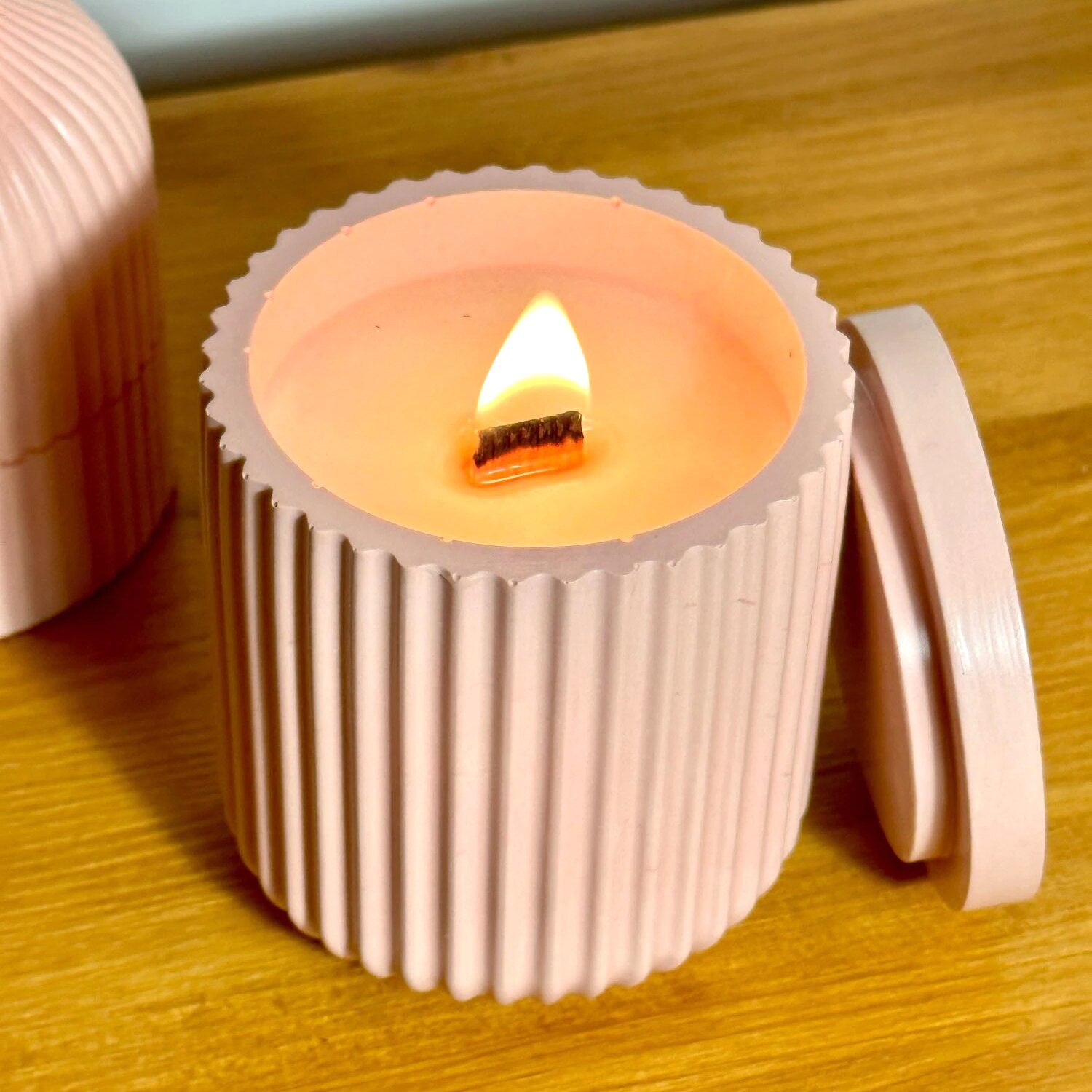 SkandiShop DIY Round Striped Jar