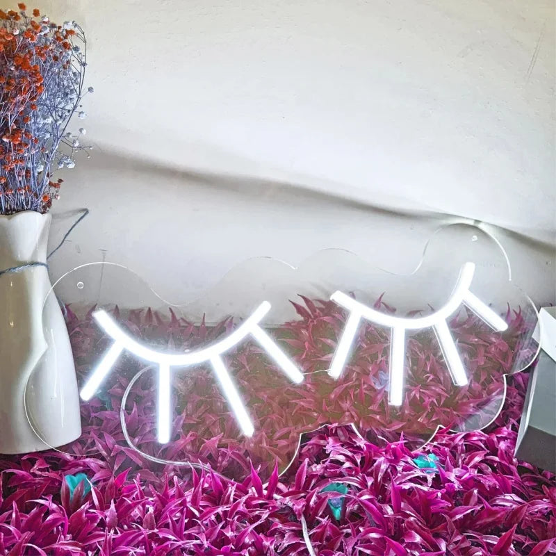 LashGlow Custom LED Neon Sign