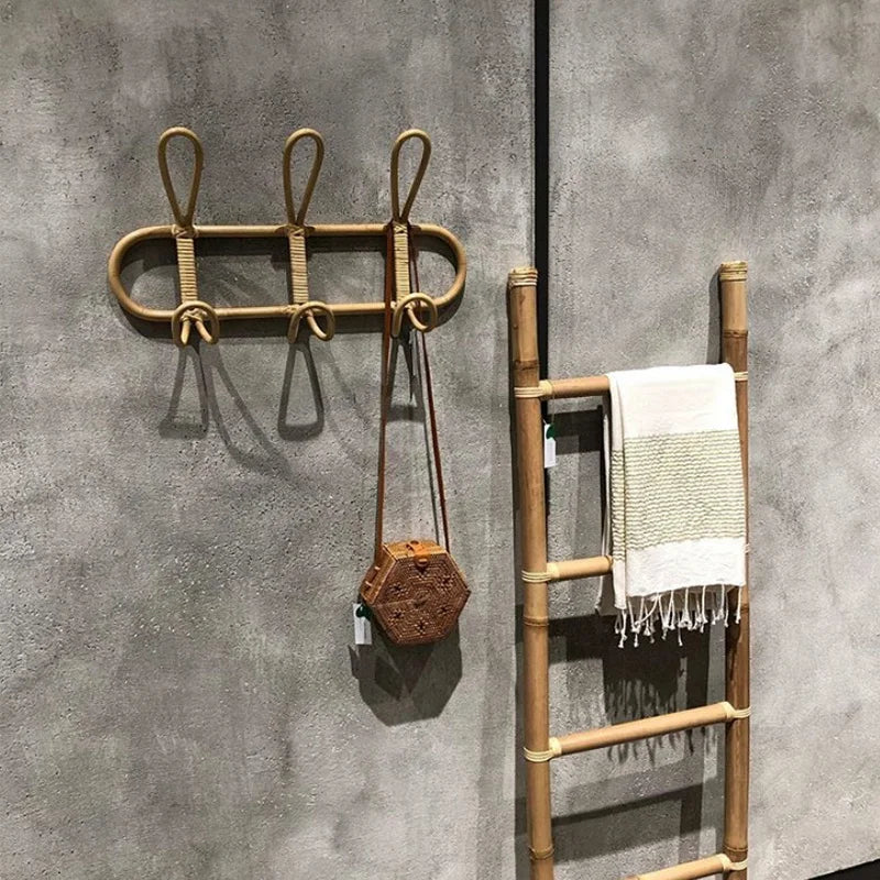 Clothing Hook Rattan