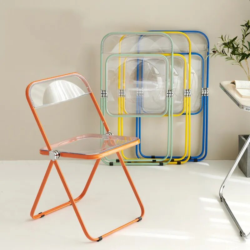 SkandiShop Outdoor Transparent Folding Chair