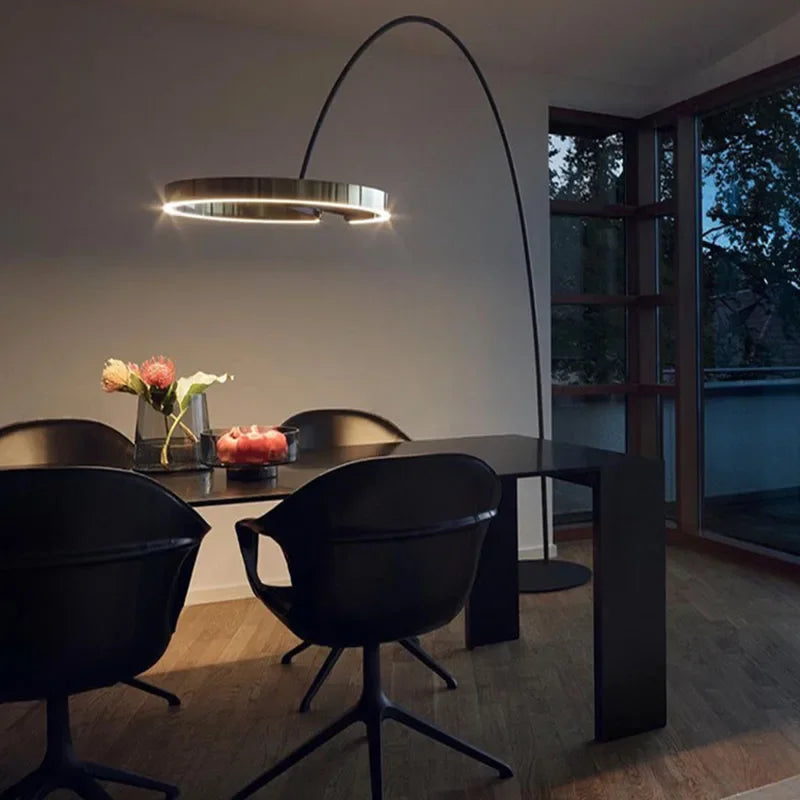 Nordic Halo LED Floor Lamp