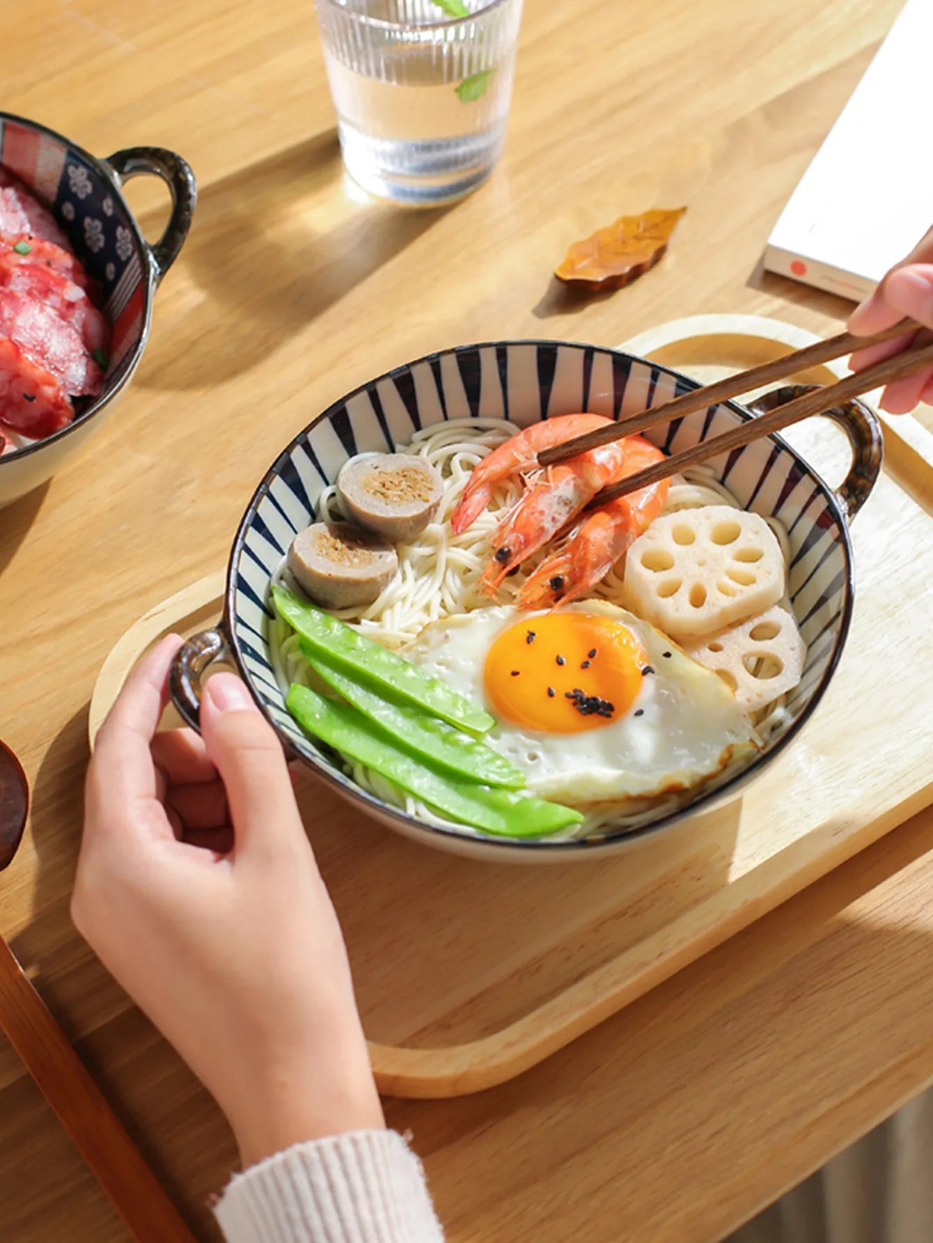 SkandiShop 7.5inch Japanese Household Noodle Bowl