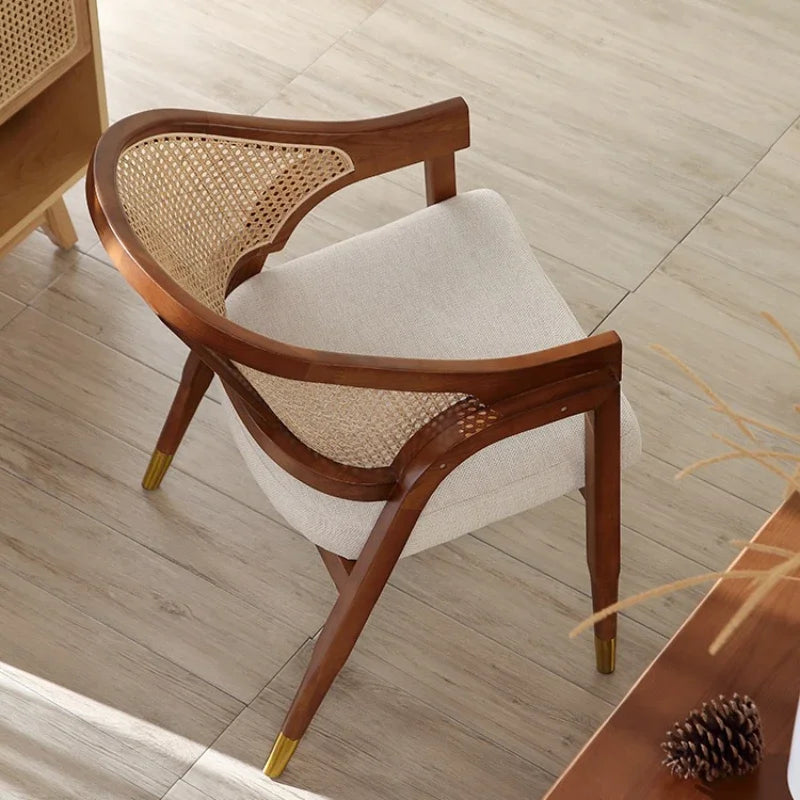Skandi Stubb Chair Rattan